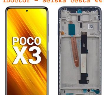 Xiaomi POCO X3, X3 PRO - staklo/LCD/touch - izmjena ekrana - cover