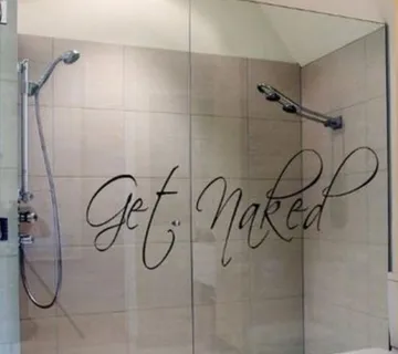 Zidna naljepnica Get naked - cover