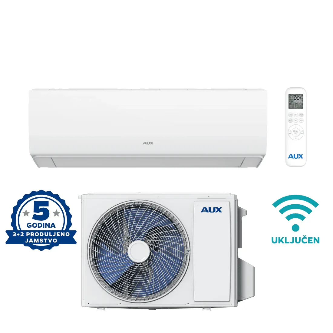 KLIMA UREĐAJ AUX HALO 2.7 / 3,2 kW - ARI-09HCH/ARO-09HCH - cover