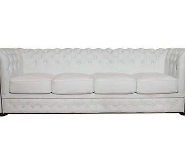 Chesterfield Garnitura First Class Leather | 4-sjedišta | White - cover