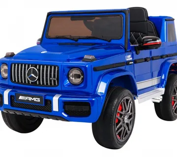 Licencirani auto na akumultor Mercedes G63 - plavi/lakirani - cover
