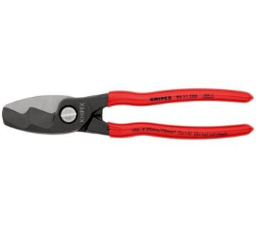Knipex škare s dvost. oštricama 200mm za kabele 95 11 200 - cover
