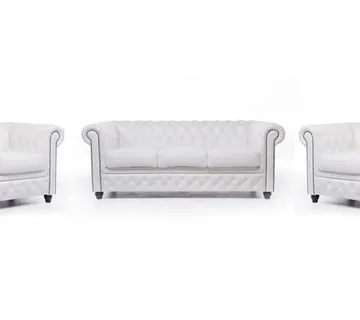 Chesterfield Set Garnitura Original Leather | 1 + 1 + 3 sjedišta - cover