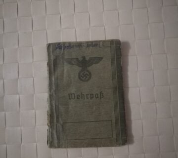 Wehrmacht vojna knjižica 1942-1945 WW2 - cover