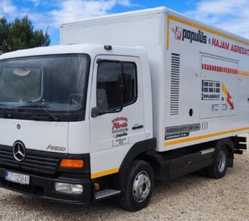 Mercedes Atego 815 - filmski bešumni agregat 130 kVA - 45 dBA - cover