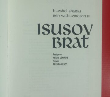 Hershel Shanks i Ben Witherington III. – Isusov brat [B46] - cover