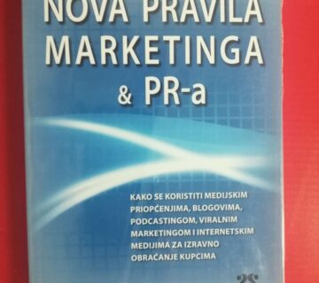 David Meerman Scott – Nova pravila marketinga &amp; PR-a [B46] - cover