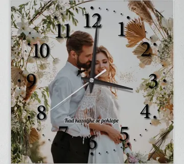 Personalizirani zidni sat od pleksiglasa – za parove - cover