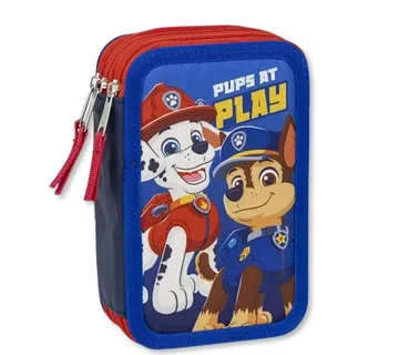 Paw Patrol ‘Pups’ troslojna pernica s priborom - cover