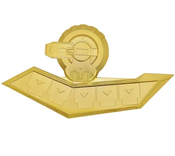 Yu-Gi-Oh! 24K Gold Plated Duel Disk replika 18cm - cover