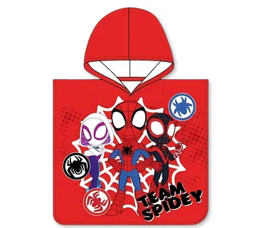 Spider-Man ‘Team Spidey’ dječji poncho za plažu, 50×115 cm - cover