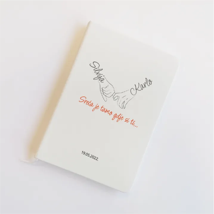 Personalizirana bilježnica za Valentinovo - cover