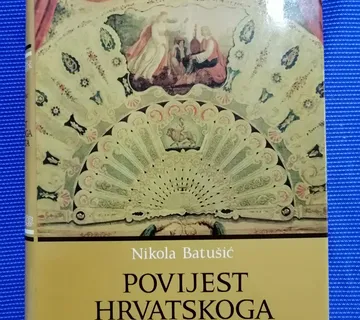 Nikola Batušić – Povijest hrvatskoga kazališta - cover
