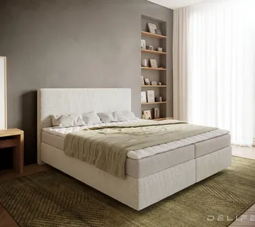 Box spring krevet Dream-Well, Materijal: Boucle - cover