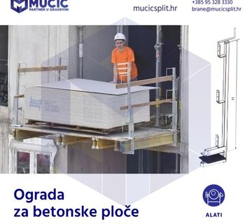 OGRADA ZA BETONSKE PLOČE(BALKONE) - cover