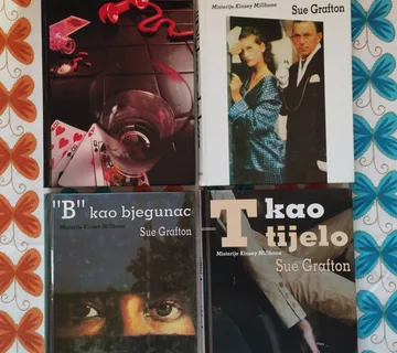 Sue Grafton - Misterije Kinsey Millhone - A,B,D,T - cover