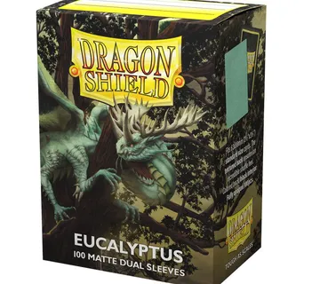 Dragon Shield Standard Dual Matte Sleeves Eucalyptus (100pcs) - cover