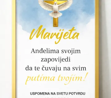 Okvir – uspomena na krizmu / potvrdu - cover