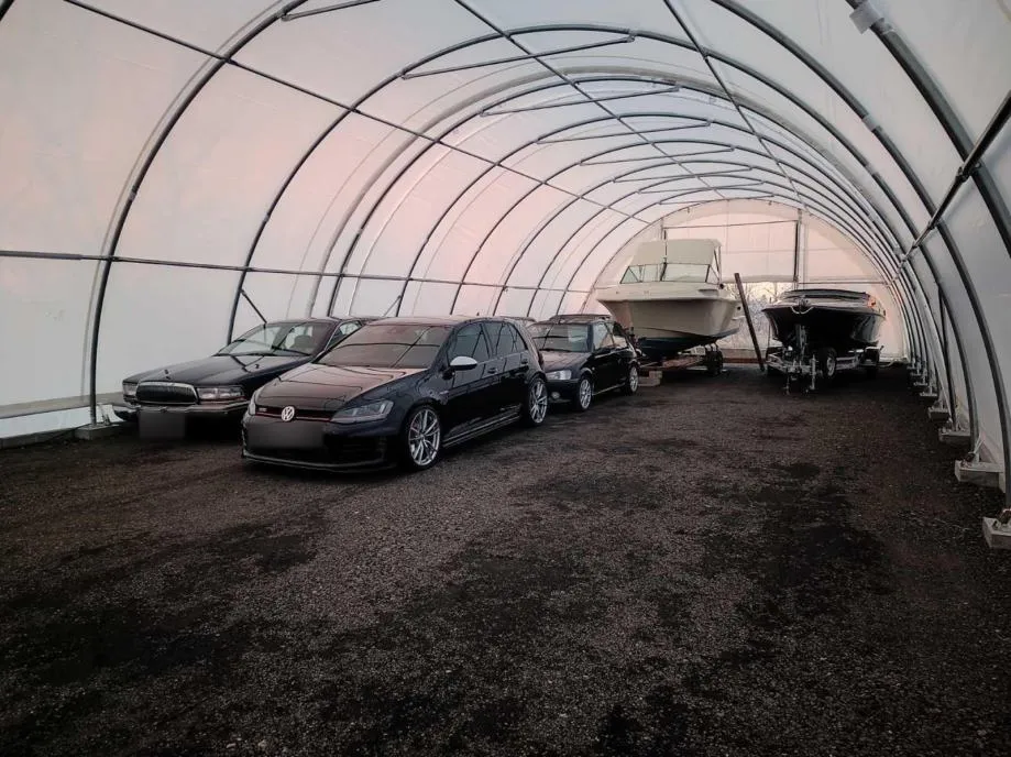 Montažna hala / montažni šator 9.15x12m 4,5m (V) 110m2 DOSTUPNO ODMAH - cover