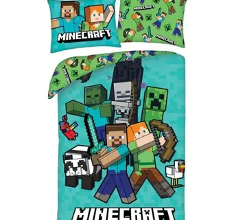 Posteljina Minecraft 140x200cm - cover