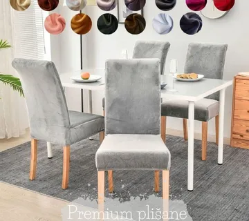 Premium univerzalne plišane navlake za stolice - cover
