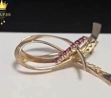 ZLATNI BROŠ 18K 8.15g/ R1, RATE ! - cover