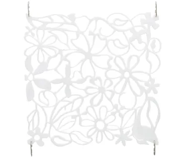 EUROPALMS Room divider flower white 4x - cover