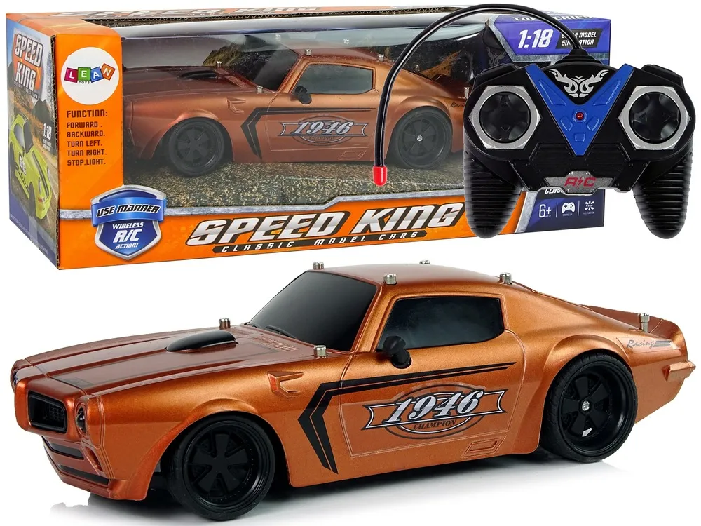 Auto na daljinsko upravljanje 1:18 Brown Champion - smeđi - cover