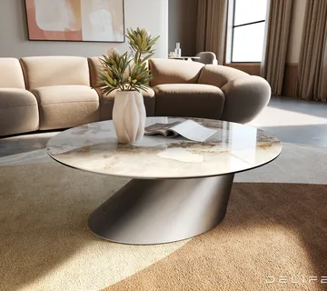 Klub stolić Edge 90x90cm, Materijal: Keramika Minas Melange - cover