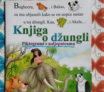 Piktogrami s naljepnicama - Knjiga o džungli - cover