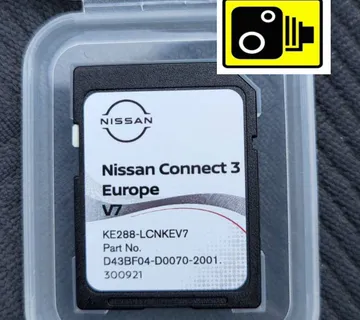NISSAN navigacija SD kartica sa najnovijim kartama cijele EU + radari - cover