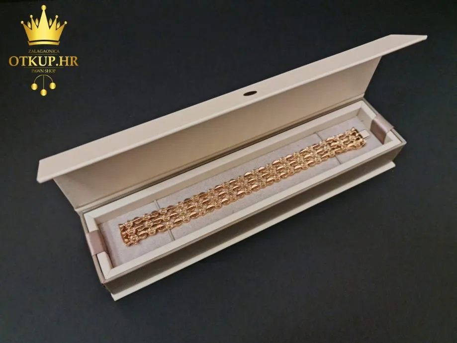 ZLATNA NARUKVICA 22,92g 18K / R1, RATE ! - cover