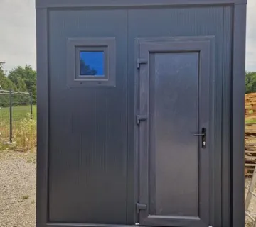 Sanitarni WC kontejner ANTRACIT 1.2x2.2m - moderno i praktično - cover
