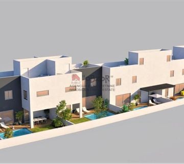 PRIVLAKA - kuća u nizu(143,50m2) s bazenom-NOVOGRADNJA - cover