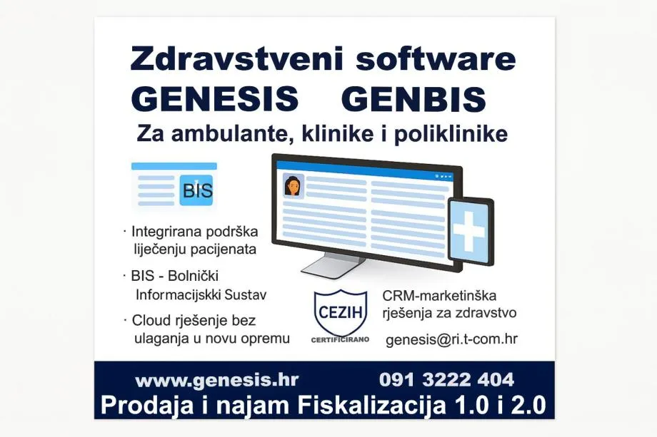 GENBIS - zdravstveni software - cover