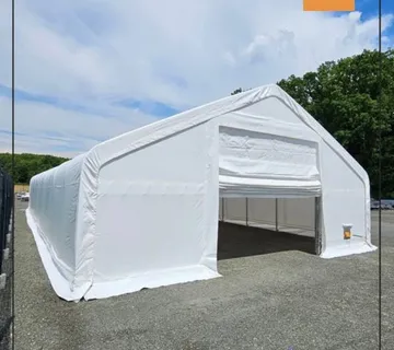 Montažna hala / montažni šator 9.15x12m 4,5m (V) 110m2 091 324 9999 - cover