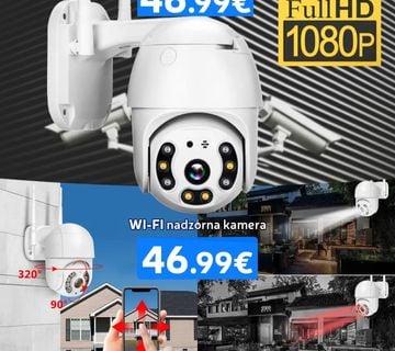 WIFI VODOOTPORNA ROTIRAJUĆA KAMERA 360 RASPRODAJA - cover