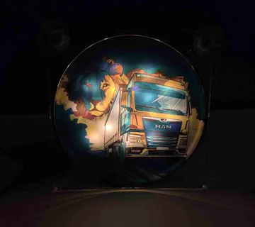 LIGHTBOX BOX- MAN- 17X17CM - cover