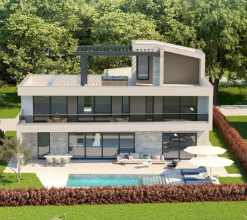 POREČ LUKSUZNA VILA U IZGRADNJI SA BAZENOM NA PRODAJI (prodaja) - cover