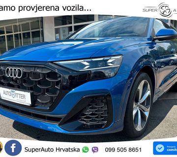 Audi Q8 55 TFSIe Quattro Aut. S Line 394 KS, ACC+360+LED+4xGR SJED+PAN - cover