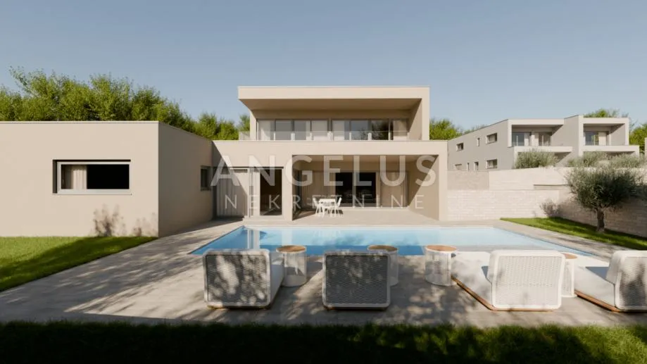 Otok Krk, Linardići - Moderna duplex vila s bazenom (prodaja) - cover