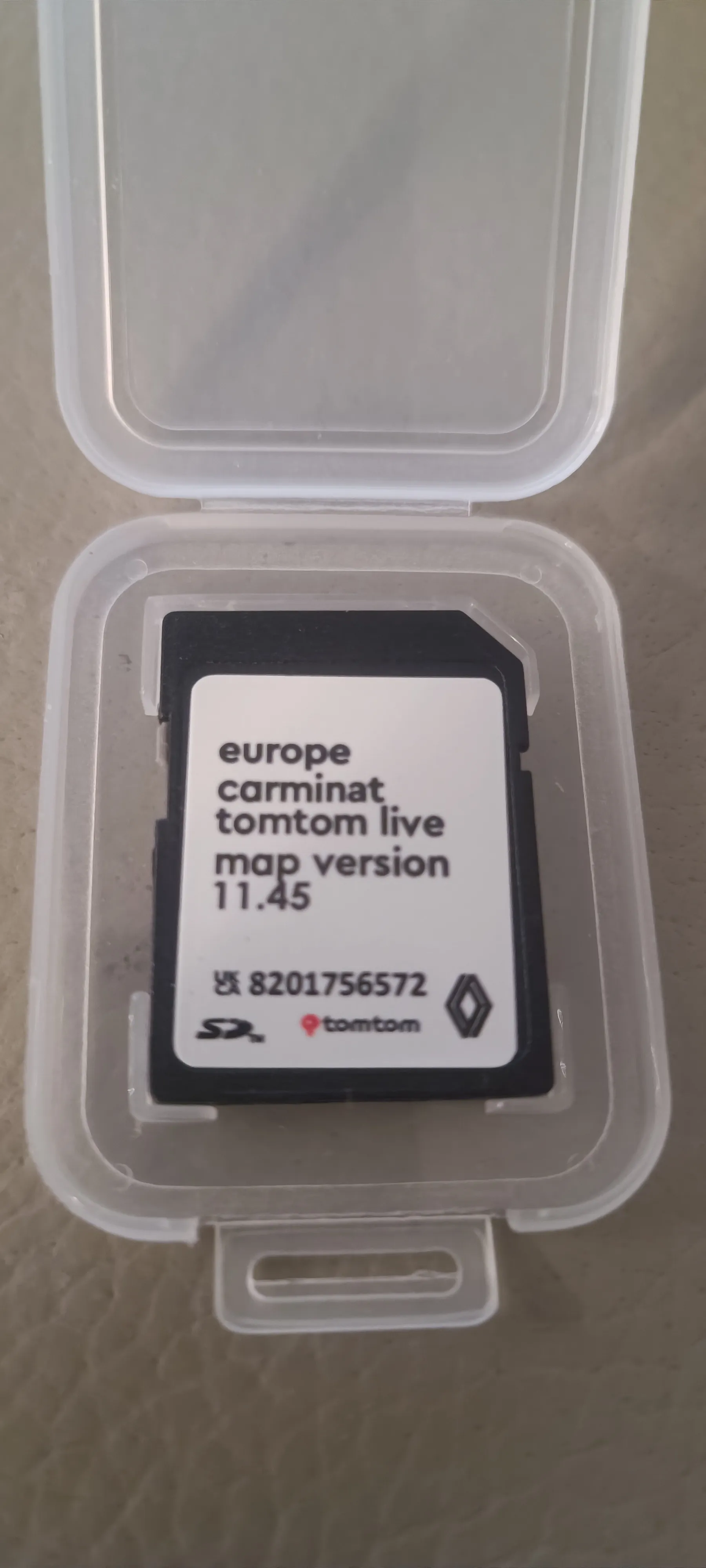 Renault R-link Carminat Live najnovija navigacijska SD kartica V11.45 - cover