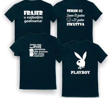 Majice s natpisom – rođendanske, šaljive - cover