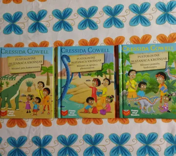 Cressida Cowell - Pustolovine blizanaca Krošnjar 4, 5, 6  LOT - cover