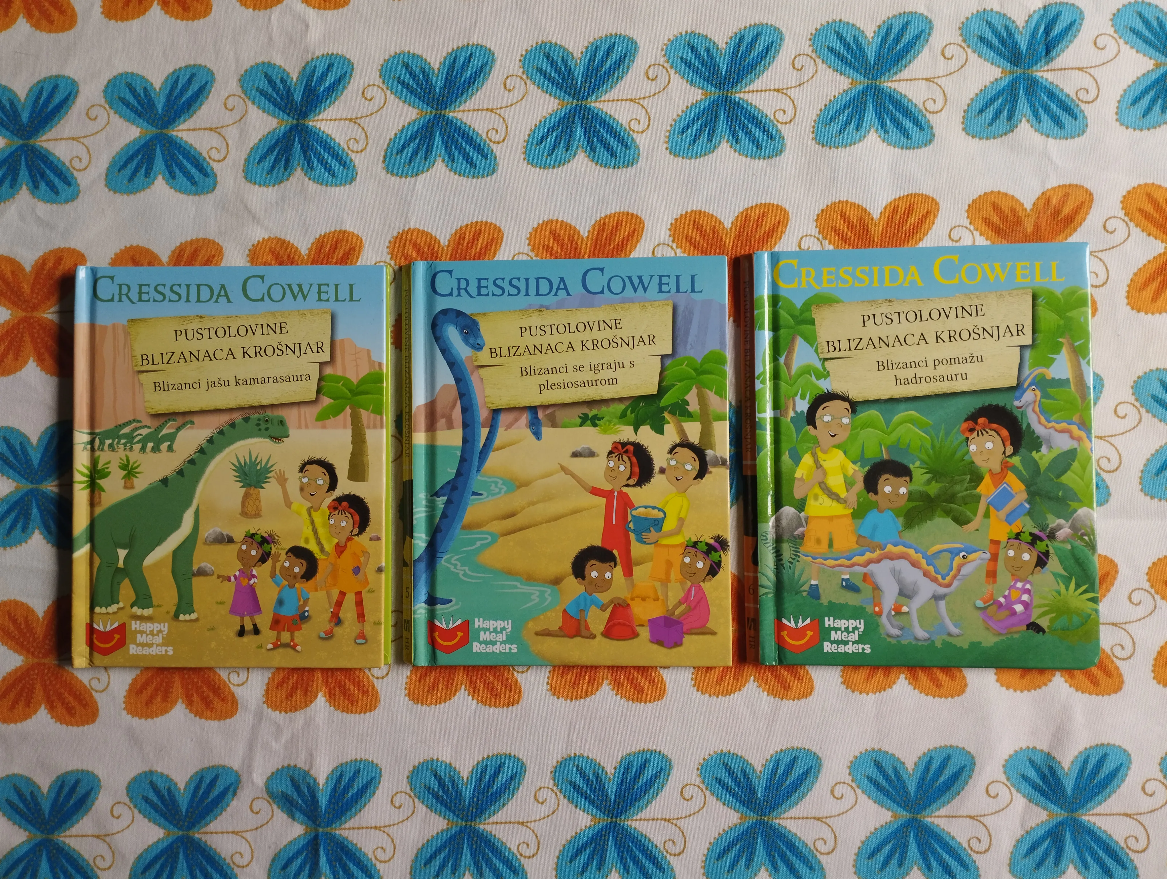 Cressida Cowell - Pustolovine blizanaca Krošnjar 4, 5, 6  LOT - cover