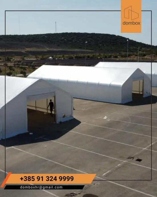 Montažna hala / montažni šator 9.15x20m 4,5m (V) 183m2 091 294 9999 - cover