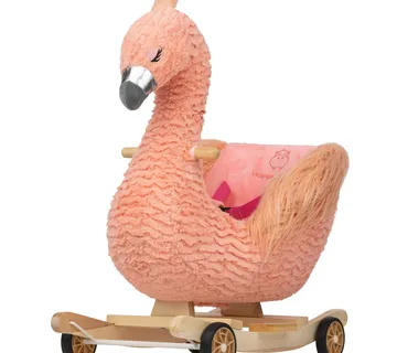 Flamingo – ljuljačka, guralica i sjedalica za djecu – Dječje igračke - cover