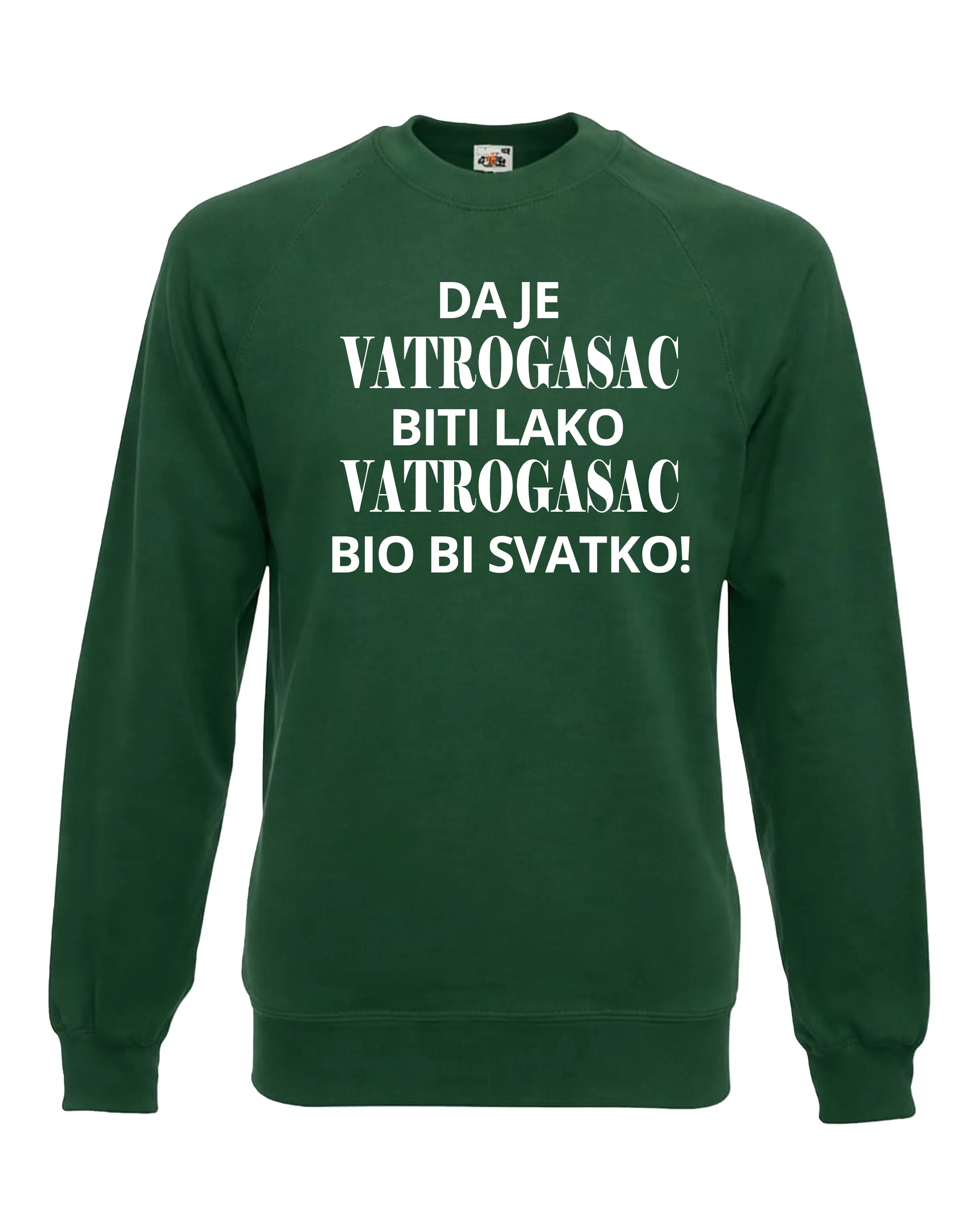 Pulover da je vatrogasac biti lako - cover