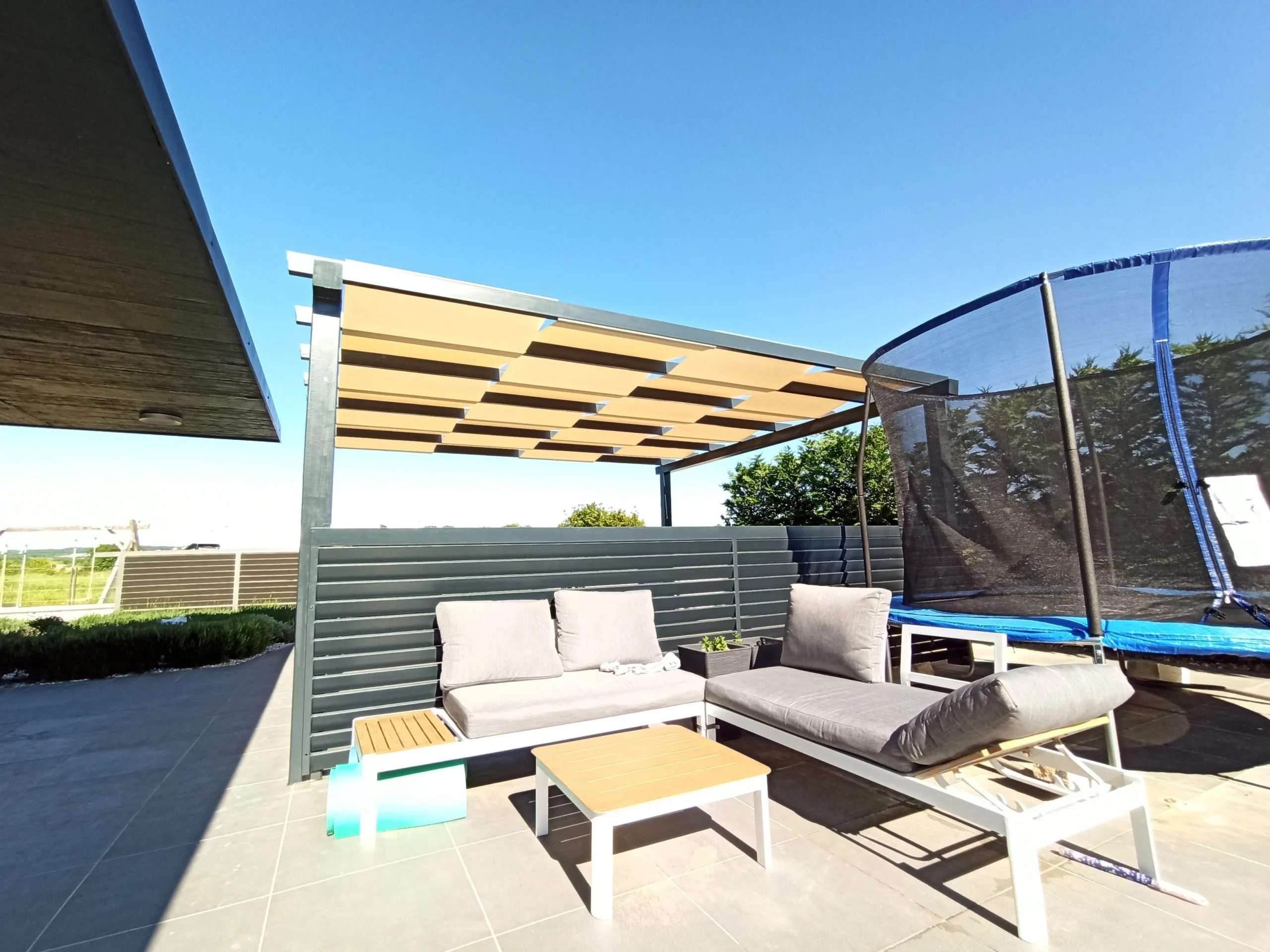 Zaštita od sunca pergola parkiralište, zaštita od sunca jedro. - cover