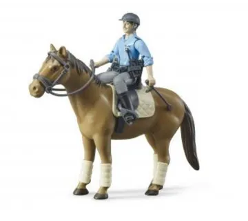 Bruder figurica Policajac na konju - cover